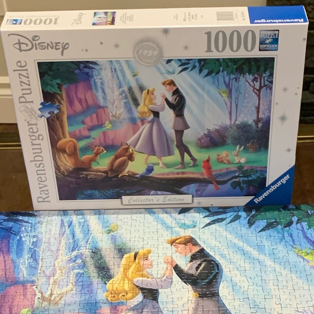 Disney Jigsaw Puzzle 1000 Ravensburger Aurora Sleeping Beauty Prince Phillip